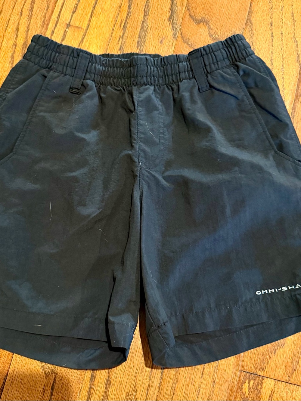 Columbia Black Kids Shorts with Omni-Shade Sun Protection